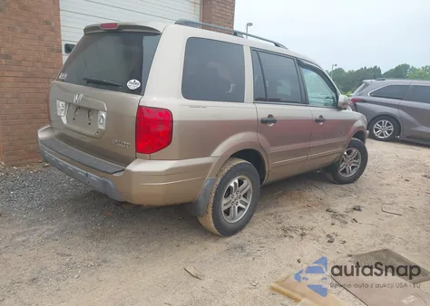 2005 Honda Pilot Ex из США, поврежденный, VIN 5FNYF18405B007649